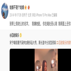 娱乐圈风波！宋宁峰妻张婉婷怒怼前妻齐溪，真相曝光引爆网络